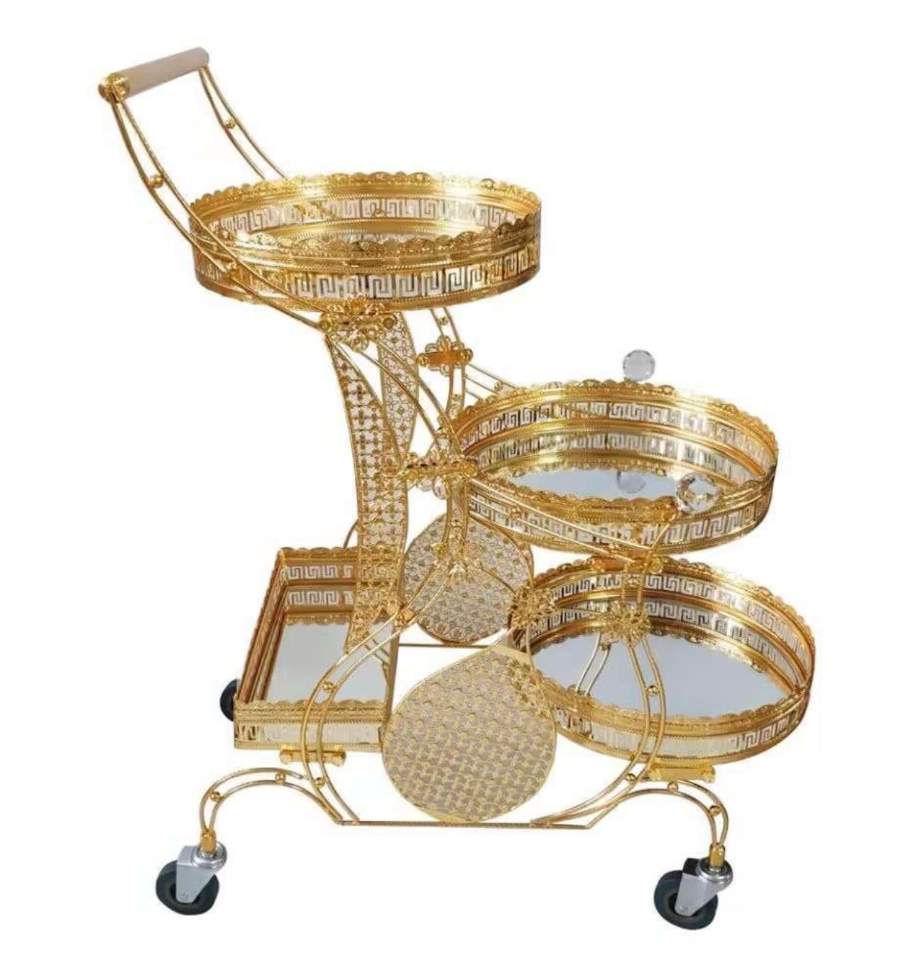 Crafts Golden Stainless Steel Side Table