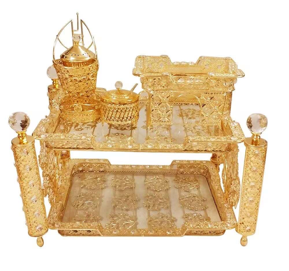 Traditional Ethiopian | Eritrean | Arabs Coffee Table Set, Rekebot Rectangle Shape