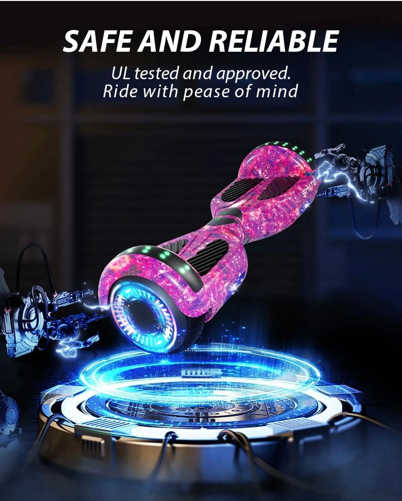 Hoverboard | Bluetooth Speaker | Electric Self-Balancing Scooters LED Light