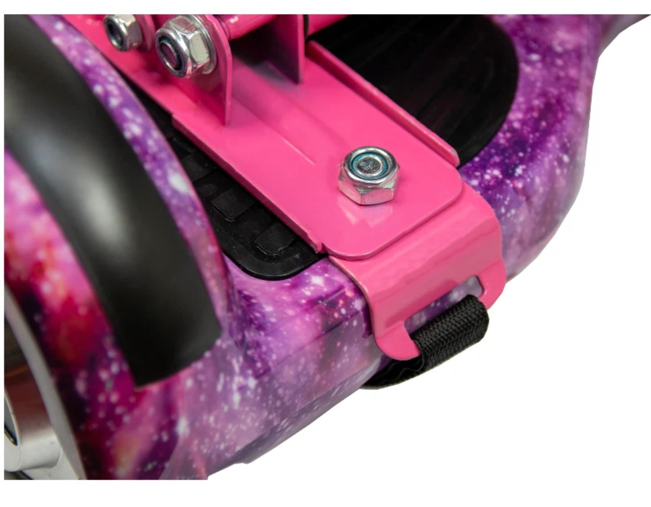Galaxy Pink Hoverkart Hover Cart Go Kart Straps Adjustable For Balance Boards UK