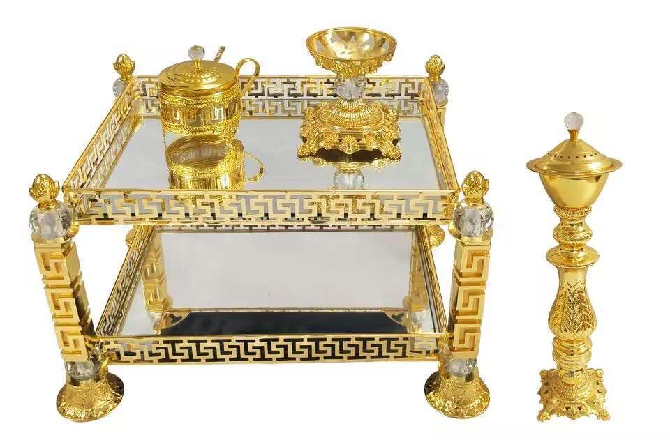 Traditional Ethiopian | Eritrean | Arabs Coffee Table Set, Rekebot Rectangle Shape