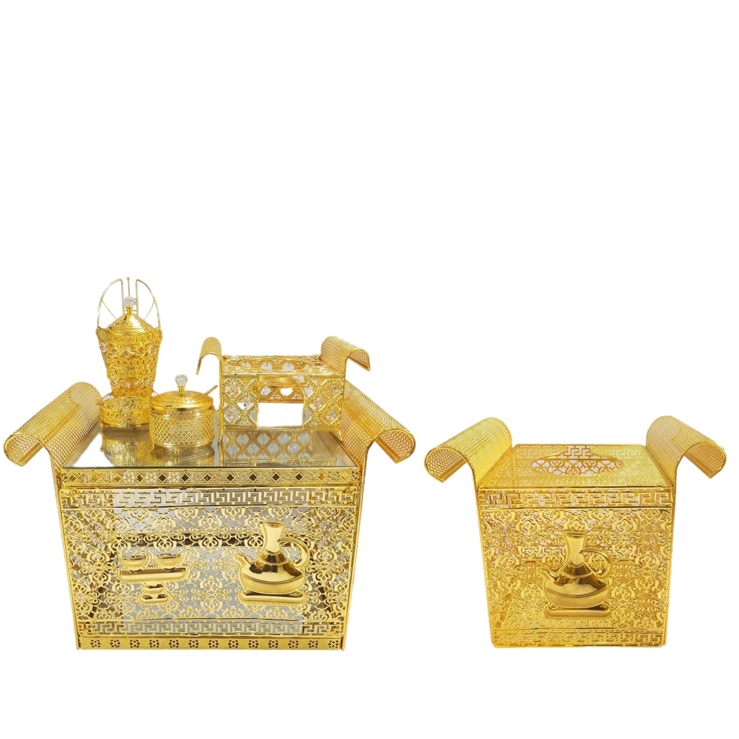 Traditional Ethiopian | Eritrean | Arabs Coffee Table Set, Rekebot