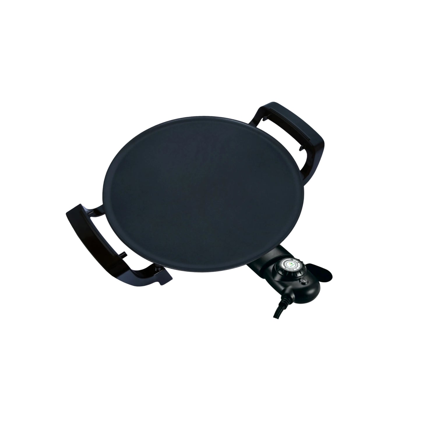 Bahta Electric Crepe and Injera Maker, 47cm Nonstick Surface, Manual Temperature Control, Cool Touch Handles, Professional Mitad Mogogo Griddle