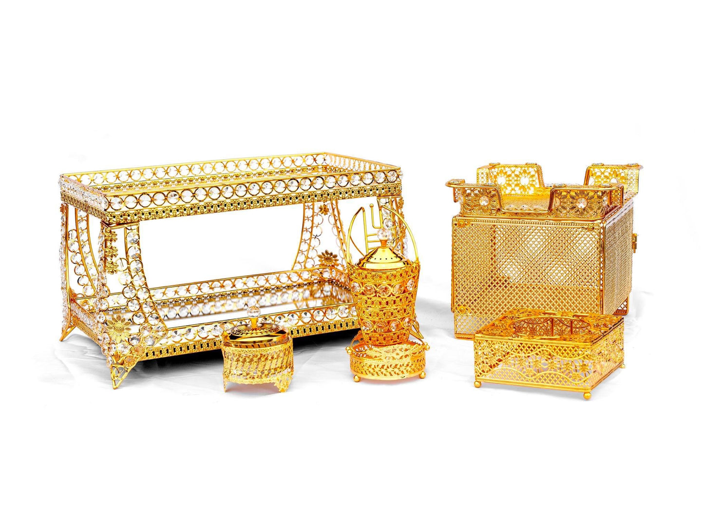 Traditional Ethiopian | Eritrean | Arabs Coffee Table Set, Rekebot