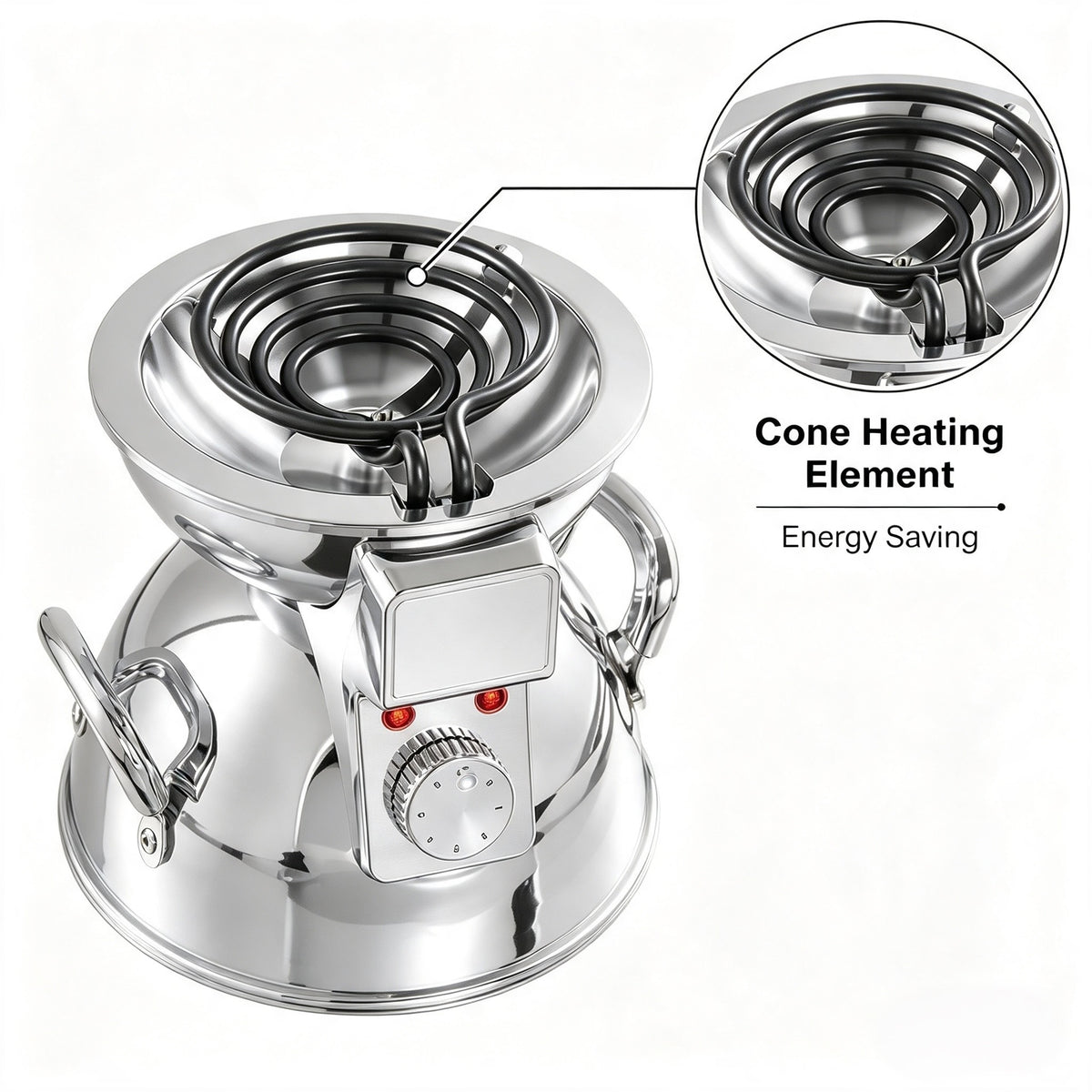 Portable Stainless Steel Electric Stove Coil for Traditional Ethiopian Coffee Ceremony Medeja Fernelo 1000W
Household Use (Silver)