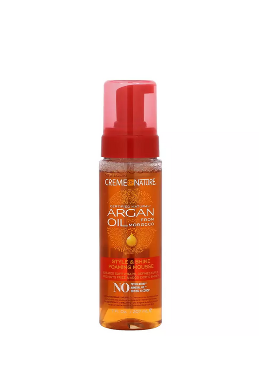 Creme Of Nature Argan Oil Foaming Mousse 207 ml