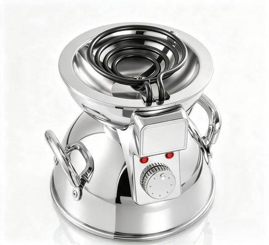 Portable Stainless Steel Electric Stove Coil for Traditional Ethiopian Coffee Ceremony Medeja Fernelo 1000W
Household Use (Silver)
