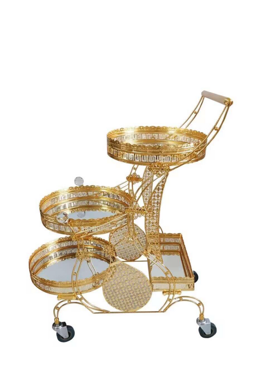 Crafts Golden Stainless Steel Side Table