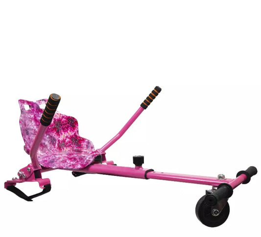 Galaxy Pink Hoverkart Hover Cart Go Kart Straps Adjustable For Balance Boards UK