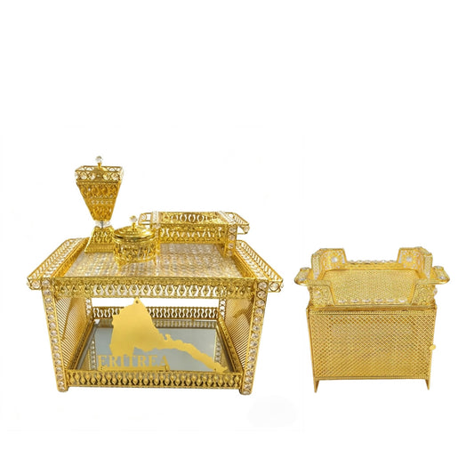 Traditional Ethiopian | Eritrean | Arabs Coffee Table Set, Rekebot Rectangle Shape