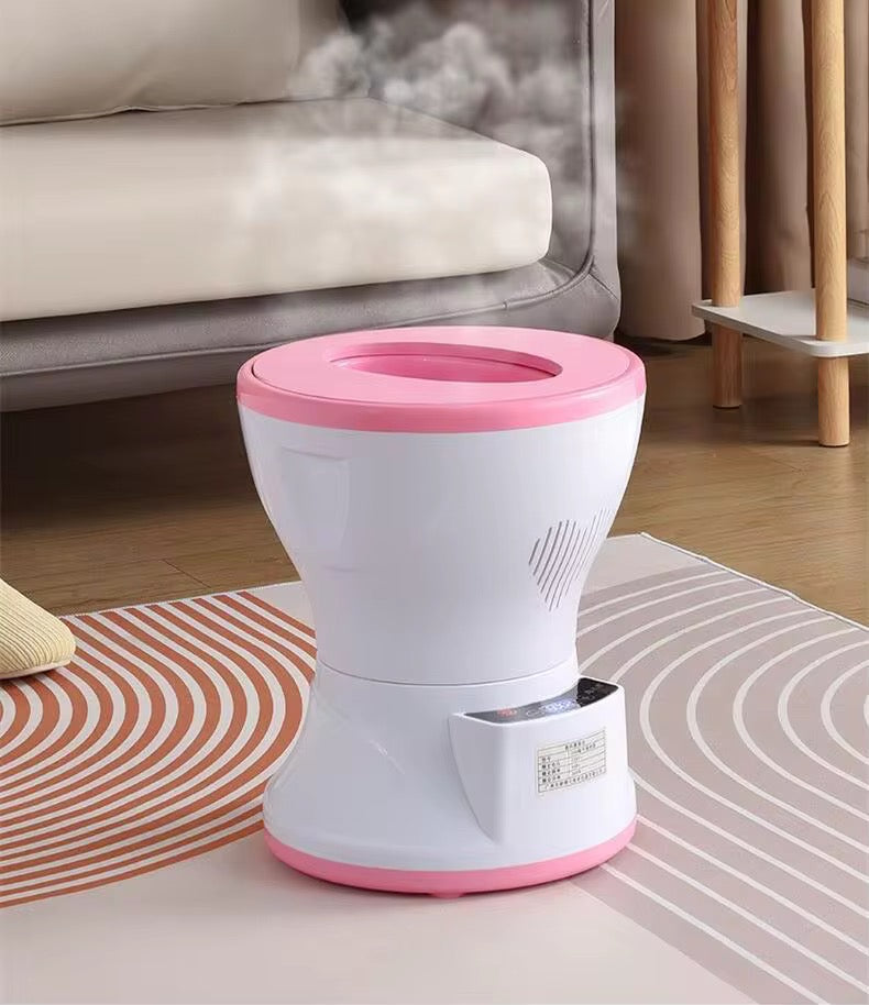Vaginal Steam, 350ml Hot Tummy Timing Electric Steam Smart Temperature Control with Remote Control for Home (UK Plug 220V) |ዘመናዊ መውብኢ ጥሽ