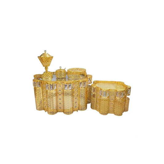 Traditional | Eritrean | Ethiopian | Arabs Coffee Table Set, Rekebot Oval Shape (Copy)